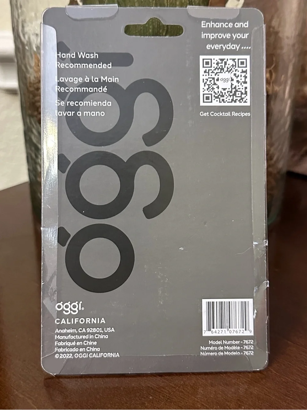 Oggi 4 oz Glass Measuring Jigger Barware NEW